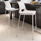 Zuo Modern Ace Counter Chair in White/Silver (Set of 2), , large