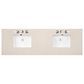 James Martin Vanities Brittany 72" Double Bathroom Vanity in Smokey Celadon with 3 cm Eternal Marfil Quartz Top and Rectangular Sinks, , large