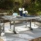 Ashley Visola 7-Piece Patio Dining Set in Gray, , large
