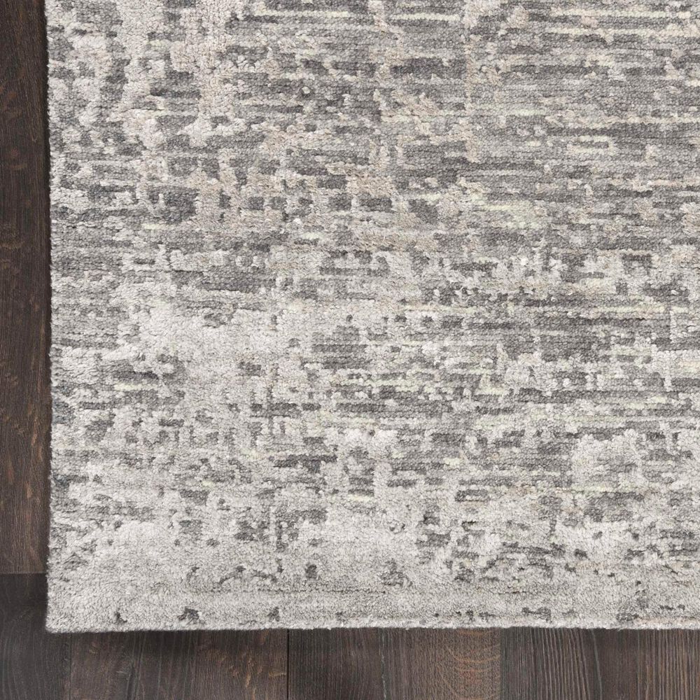 Nourison Luna 9&#39;9&quot; x 13&#39;9&quot; Grey and Silver Area Rug, , large