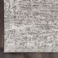 Nourison Luna 9"9" x 13"9" Grey and Silver Area Rug, , large