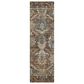 Dalyn Rug Company Silk Road Chocolate, Ivory, Gold, Copper, Blue, Teal and Mocha 2"3" x 7"6" Runner, , large
