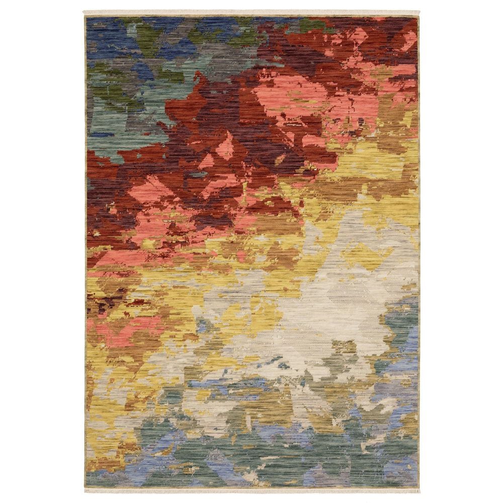 Oriental Weavers Soleri 3"3" x 5" Beige and Multicolor Area Rug, , large