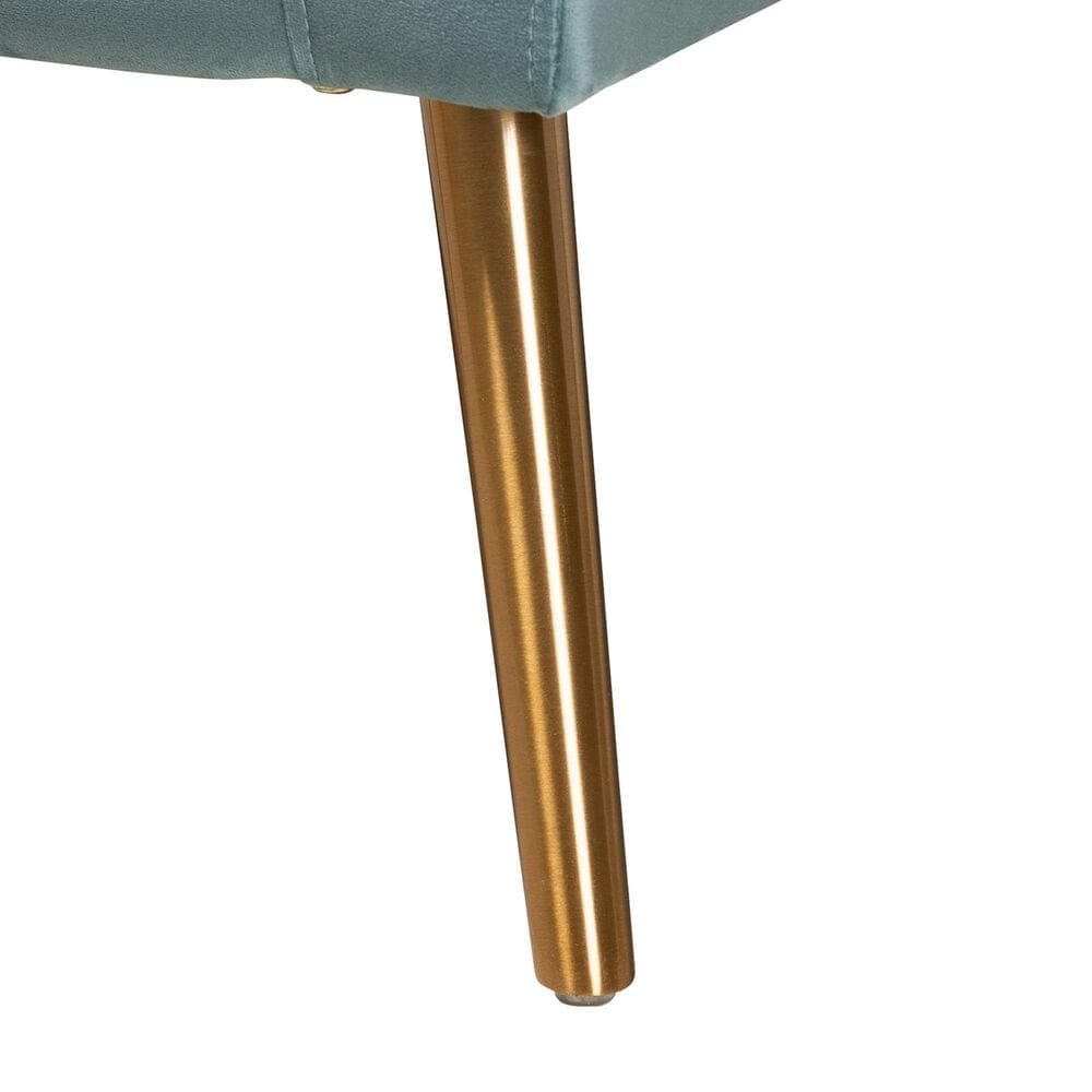 Baxton Studio Leland Arm Chair in Light Blue, , large