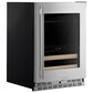 KitchenAid 4.8 Cu. Ft. Right Hinge Beverage Center with Wood Front Racks in PrintShield Stainless Steel, , large