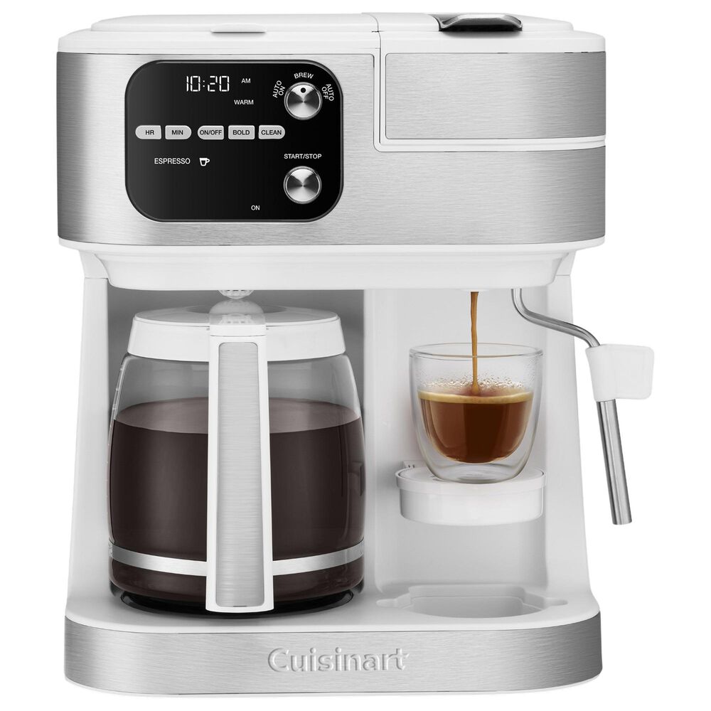 Cuisinart 72 Oz Coffee Center Barista Bar 4-In-1 Coffee Maker in White, , large