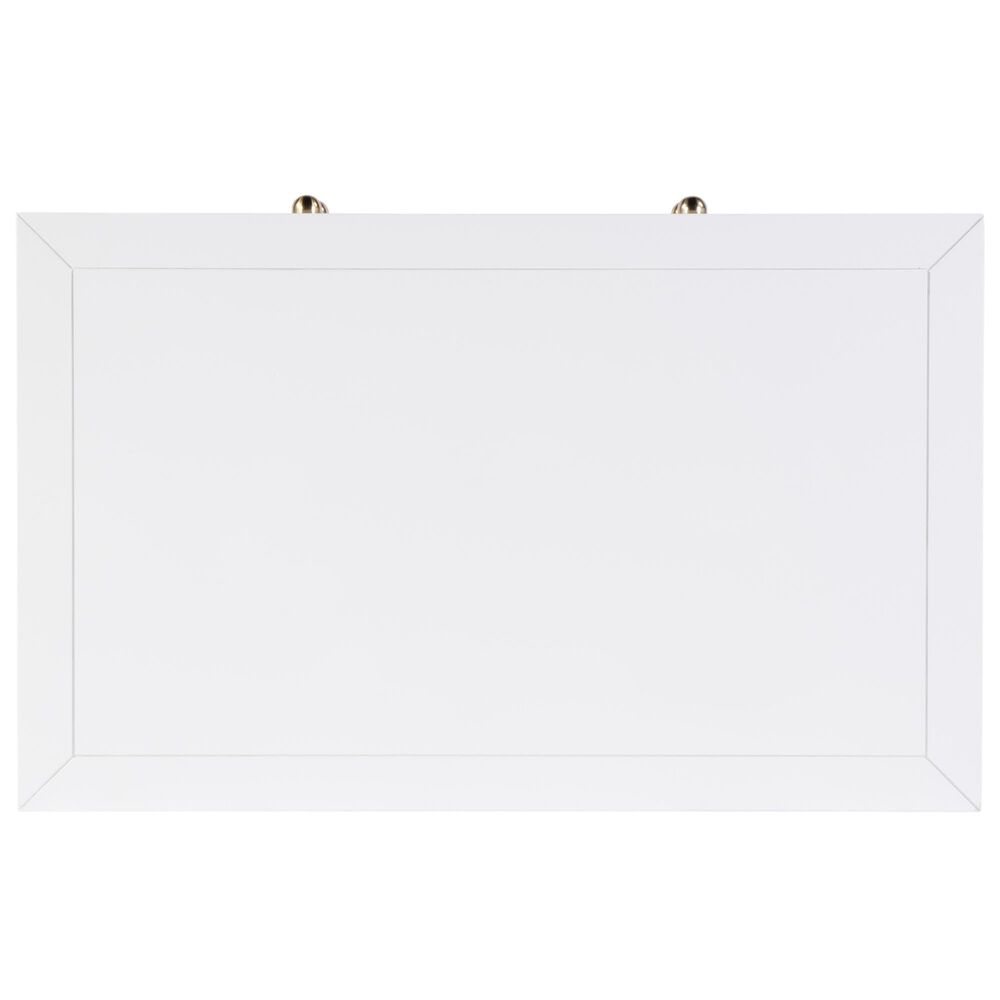 Butler Specialty Company Nora 2-Drawer Wide Nightstand with Open Shelf in Smooth White, , large
