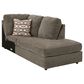 Ashley OPhannon 2-Piece U-Shaped Sectional with Left Facing Chaise and Right Facing Corner Chaise in Putty, , large