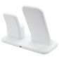 Scosche Base3 3-In-1 Wireless Charging Dock in White, , large