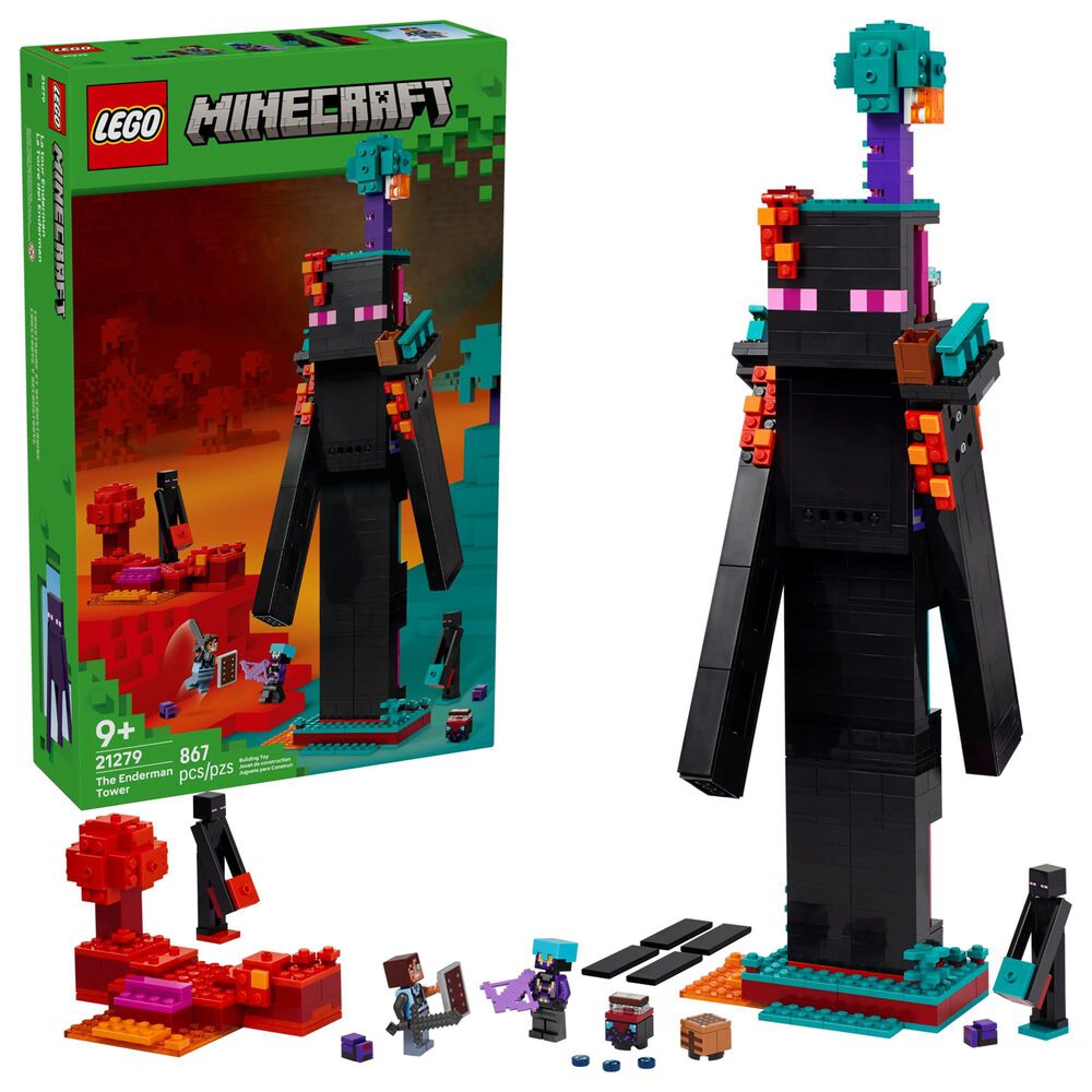 LEGO Minecraft The Enderman Tower Building Set, , large