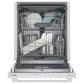Bosch 100 Series Premium 24"" Built-In Bar Handle Dishwasher with 8 Wash Cycles in White, , large
