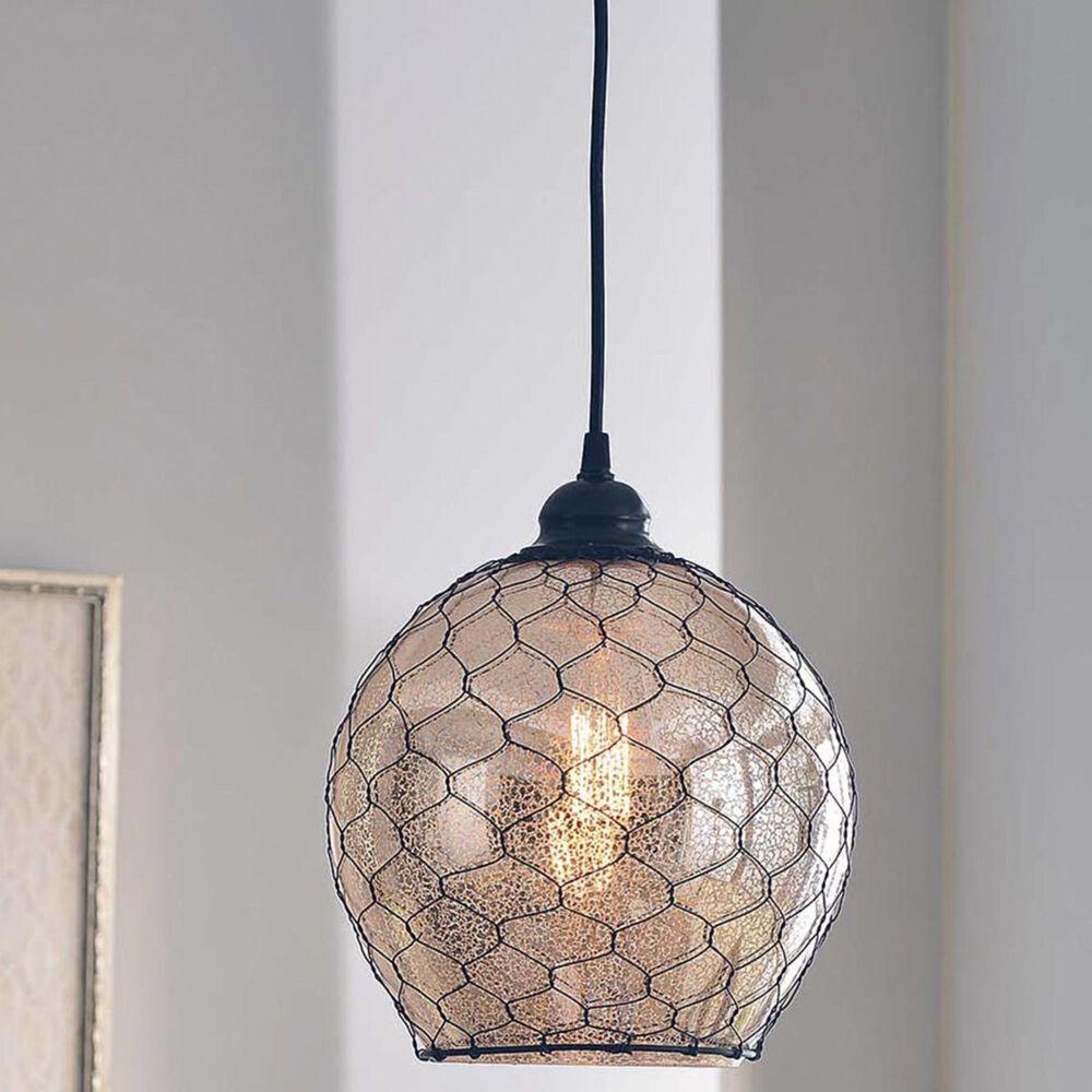 Kenroy Nillo 1-Light Pendant in Glass, , large