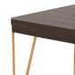Ashley Bandyn 3-Piece Occasional Table Set in Dark Brown and Goldtone, , large