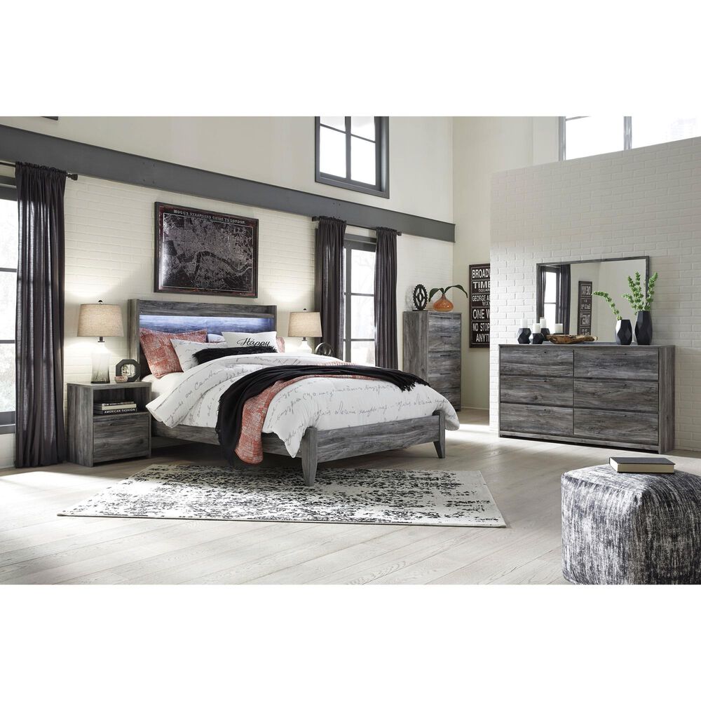 Ashley Baystorm 5-Piece Queen Bedroom Set in Gray, , large