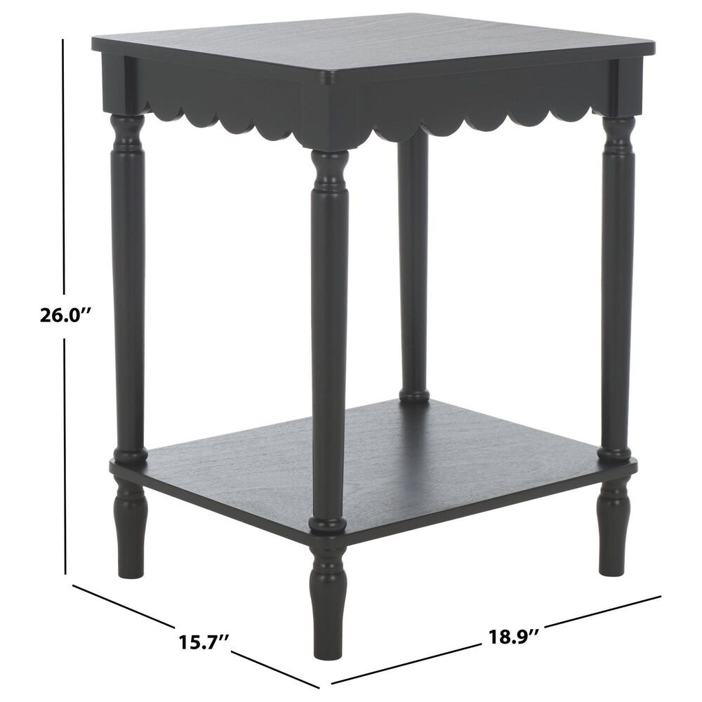 Safavieh Haven End Table in Matte Black, , large