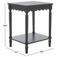 Safavieh Haven End Table in Matte Black, , large