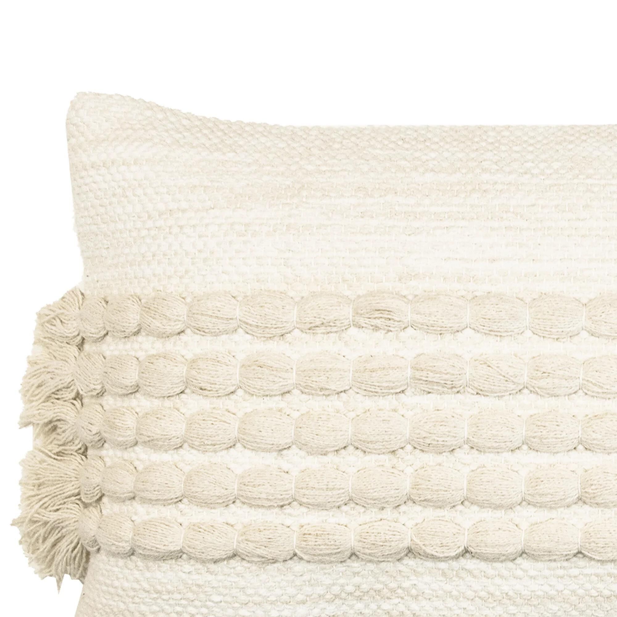 Large off white throw sale pillows