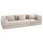 Jaxx Unsofa Stationary Sofa in Ivory Velvet, , large