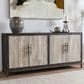 Classic Home Lisbon 4-Door Sideboard in Black, , large