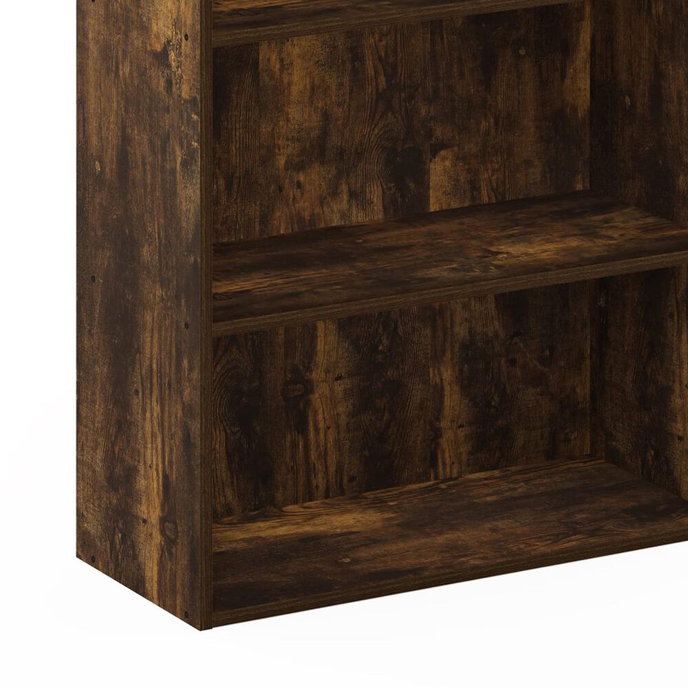 HOMLUX 3-Tier Open Shelf Bookcase in Amber Pine, , large