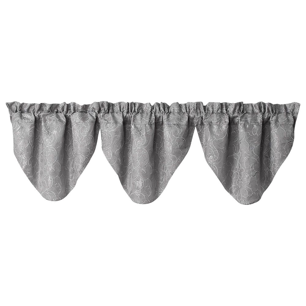 BCP Home Waterford Belissa Valance in Grey (Set of 3), , large