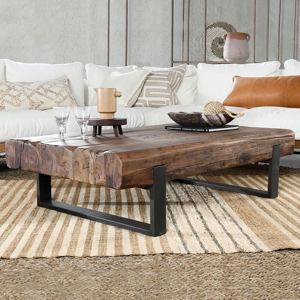 Classic Home Duarte Coffee Table in Brown, , large