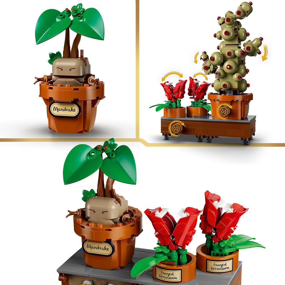 LEGO Harry Potter Hogwarts Herbology Plants Building Set, , large
