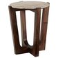 Ashley Tanidore Round End Table in Warm Brown, , large