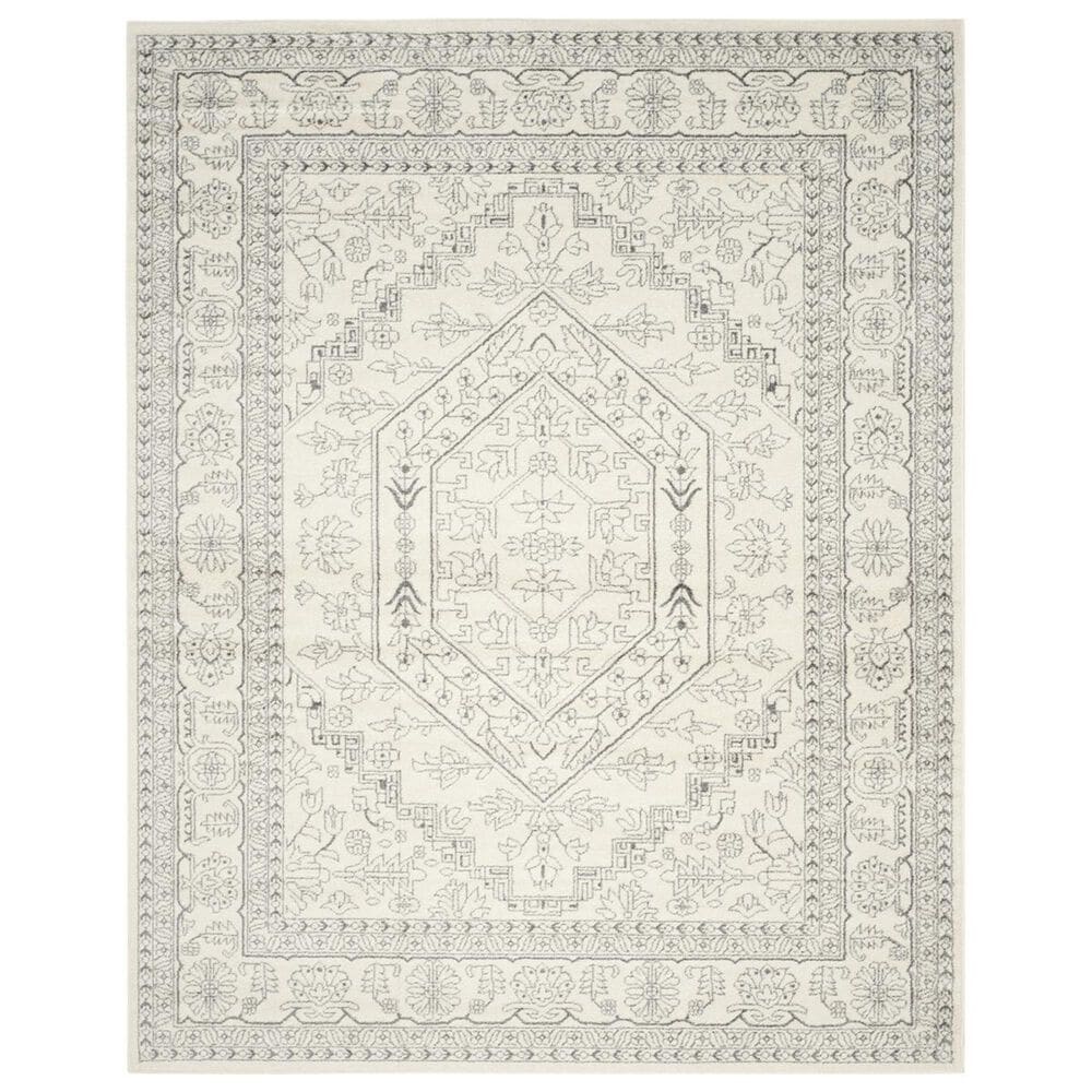 Safavieh Adirondack ADR108B-10 10" x 14" Ivory/Silver Area Rug, , large