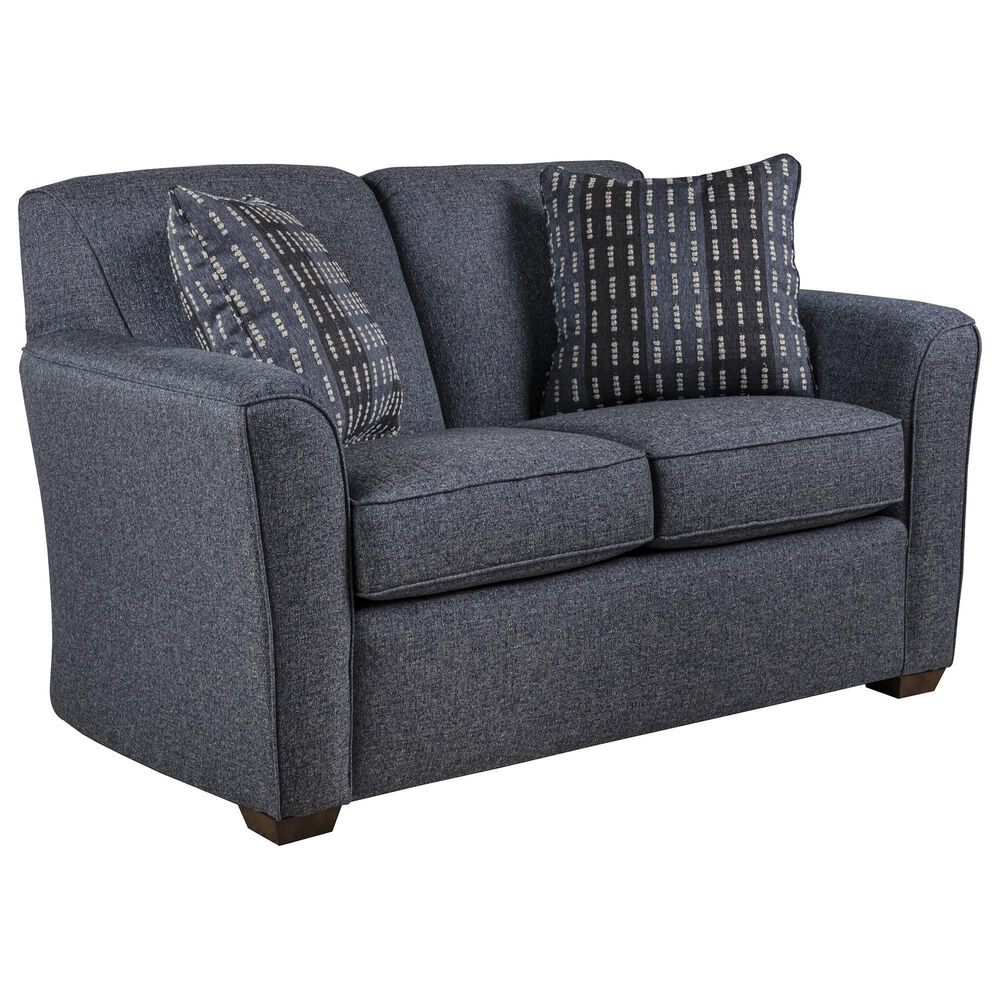 Flexsteel Lakewood Stationary Loveseat in Denim, , large
