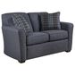 Flexsteel Lakewood Stationary Loveseat in Denim, , large