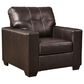 Ashley Santorine Accent Chair in Dark Brown, , large