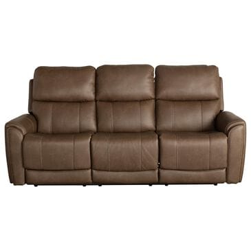 Flexsteel Carter Power Reclining Sofa with Power Headrest and Lumbar in Cappuccino, , large