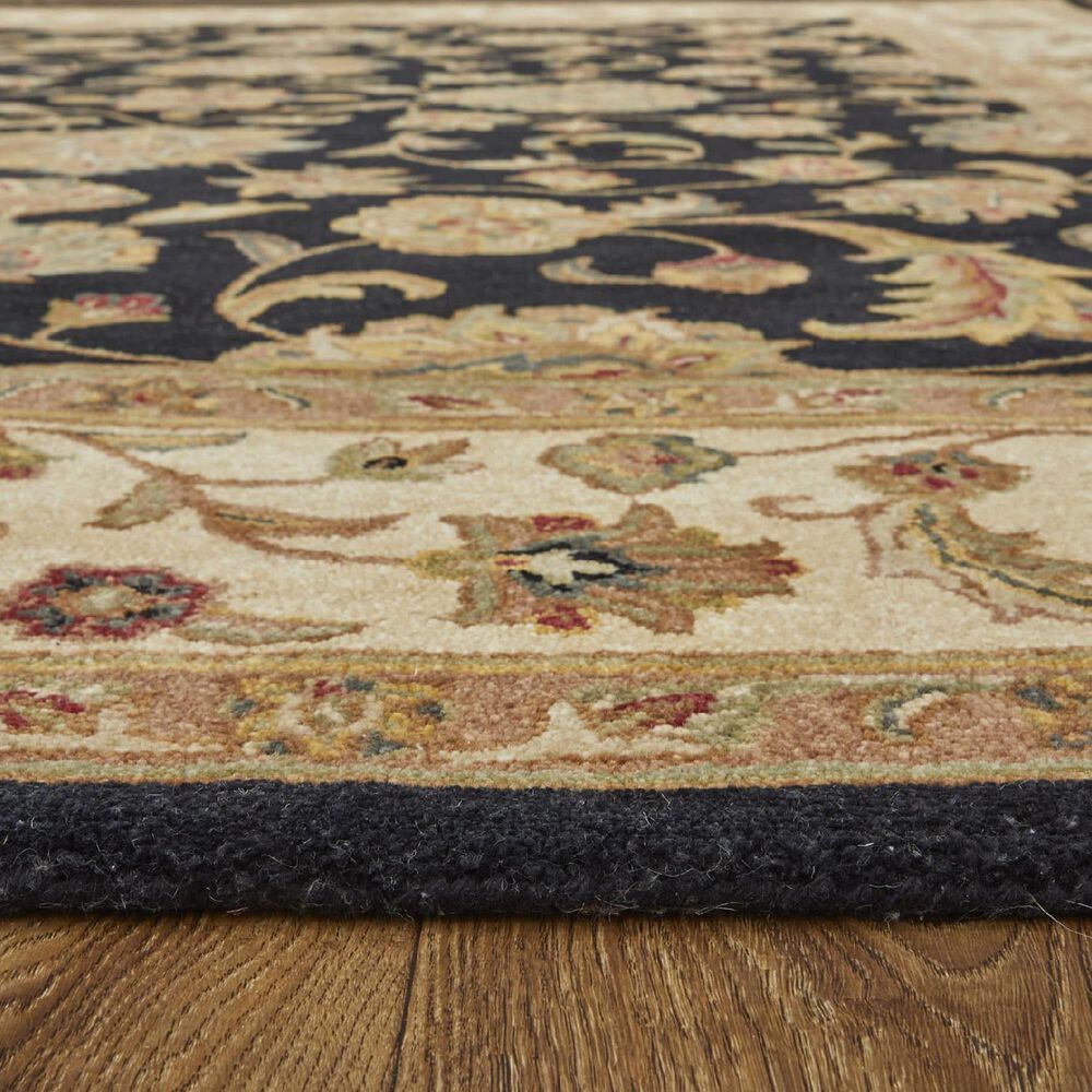 Feizy Rugs Wagner Black and Beige 5&#39; x 8&#39; Area Rug, , large