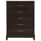 Ashley Neymorton 5-Drawer Chest in Dark Grayish Brown, , large