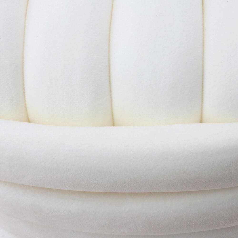 Sagebrook Home Machar 19&quot; Knot Stool in Cream, , large