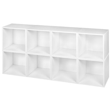 Regency Global Sourcing Niche Cubo 8-Piece Storage Cube Set in White, , large