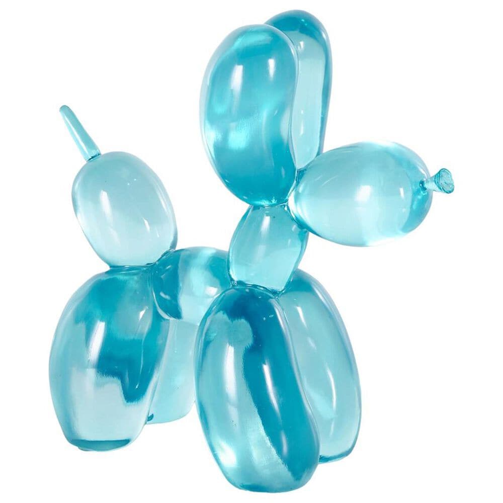 Maple and Jade Dog Tinted Balloon Decorative Sculpture in Light Blue, , large