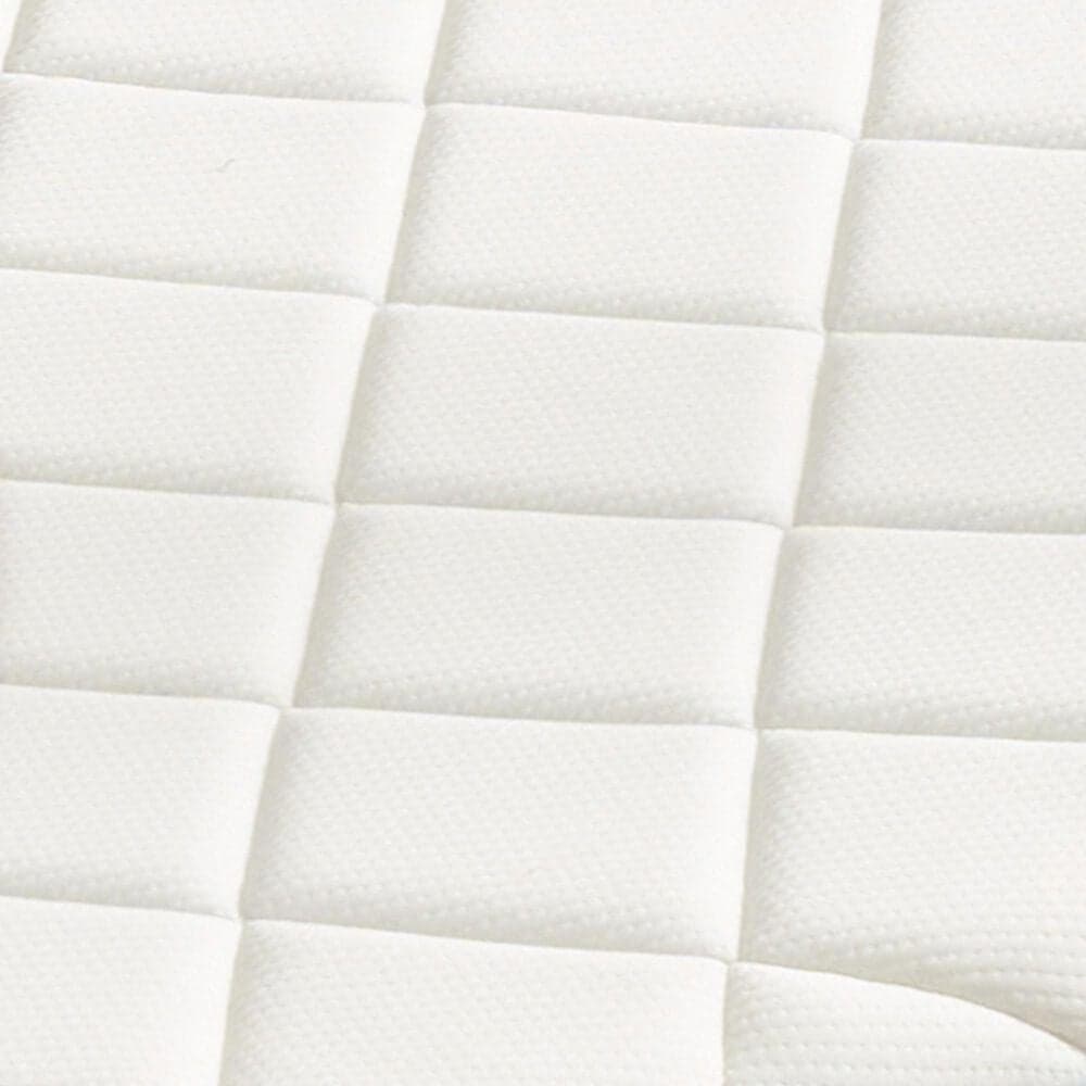 HOMLUX Plush Twin Mattress with Blue Headboard, , large