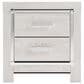 Ashley Altyra 5 Piece Full Panel Bedroom Set in White with LED Headboard, , large