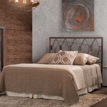 Richlands Furniture Tripoli Queen Metal Headboard in Black Pewter, , large