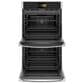 GE Profile 2-Piece Kitchen Package with Stainless Steel 30" Built-In Double Wall Oven and Black 30" Built-In Induction Cooktop, , large