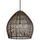 Troy Lighting Holden 1-Light Chandelier in Textured Bronze, , large