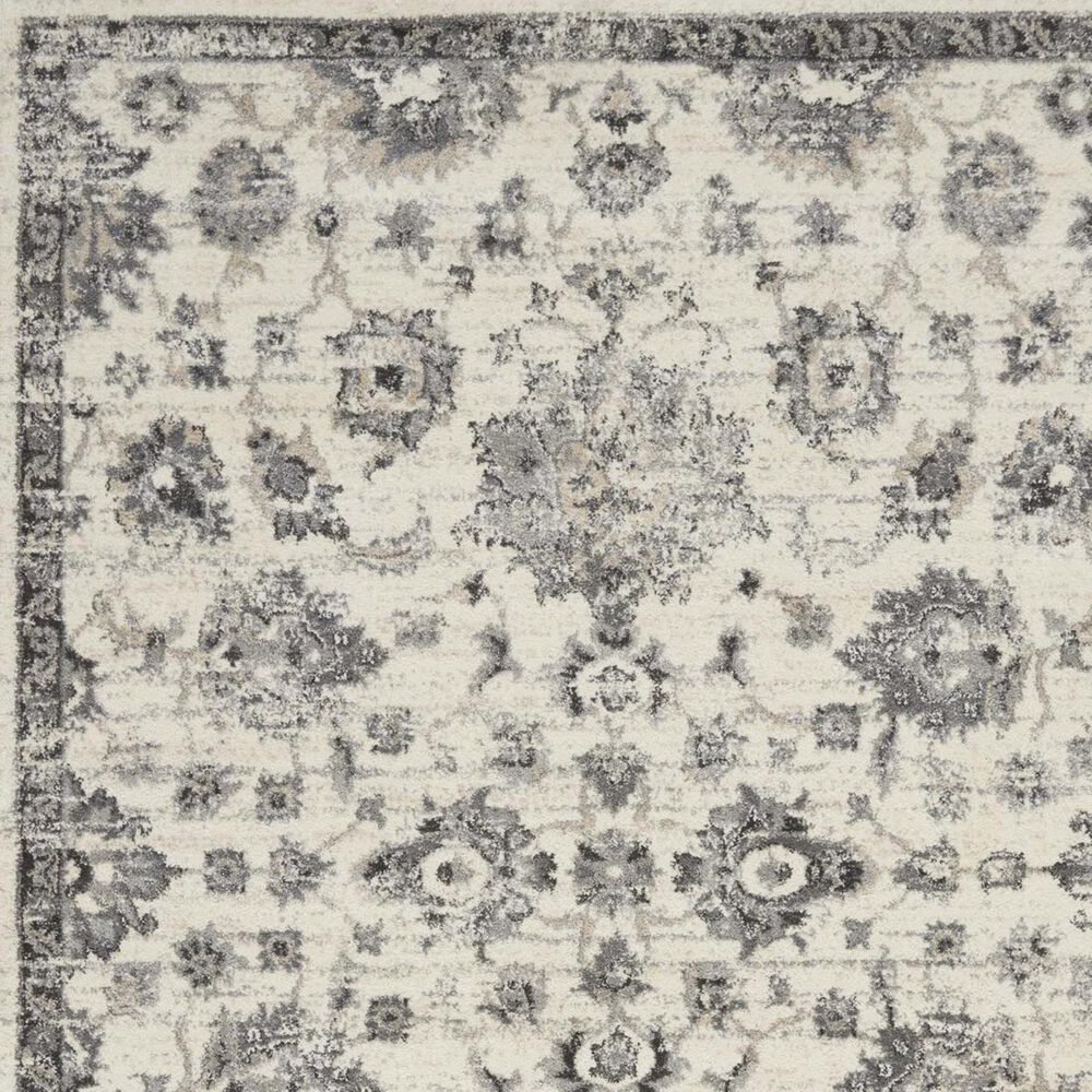 Nourison Fusion FSS15 7&#39;10&quot; x 10&#39;6&quot; Cream and Gray Area Rug, , large