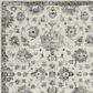 Nourison Fusion FSS15 7"10" x 10"6" Cream and Gray Area Rug, , large