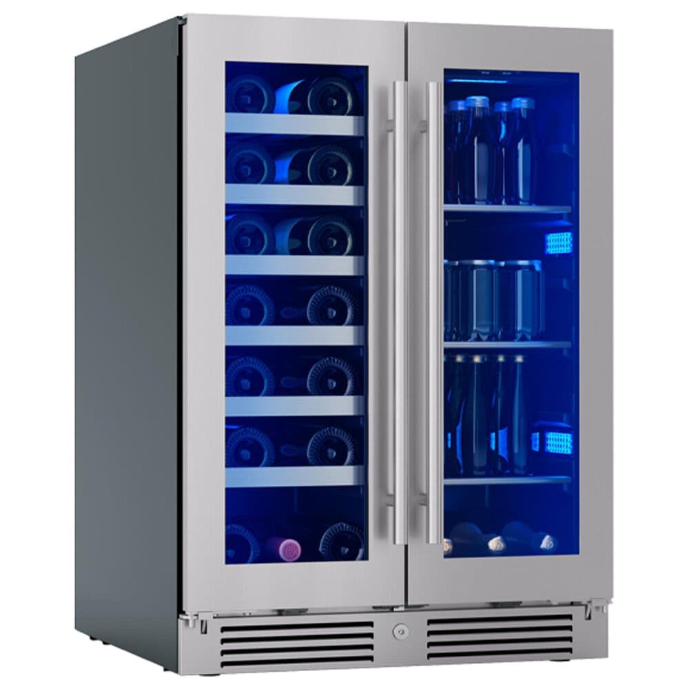 Zephyr 5.2 Cu. Ft. Dual Zone Wine and Beverage Cooler in Stainless Steel, , large