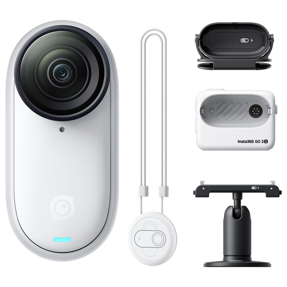 Insta360 GO 3S Standard Bundle 128 GB Action Camera in Arctic White, , large