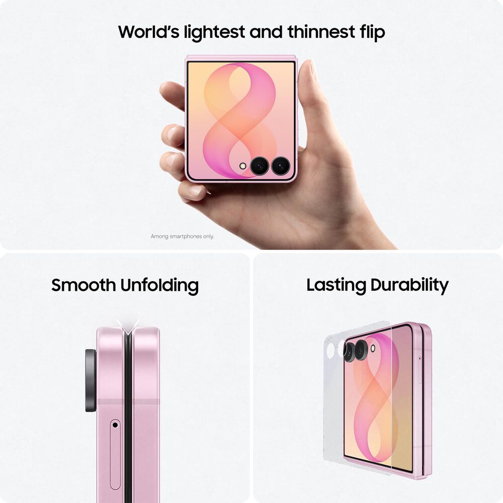 Samsung Galaxy Z Flip8 256GB in Pink, , large