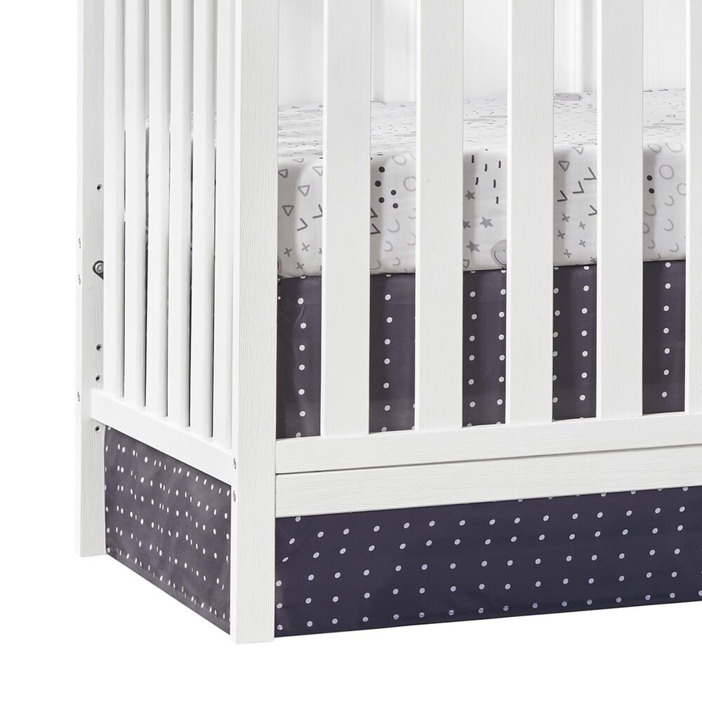 Oxford Baby Bennett 4-In-1 Convertible Crib in Rustic White, , large