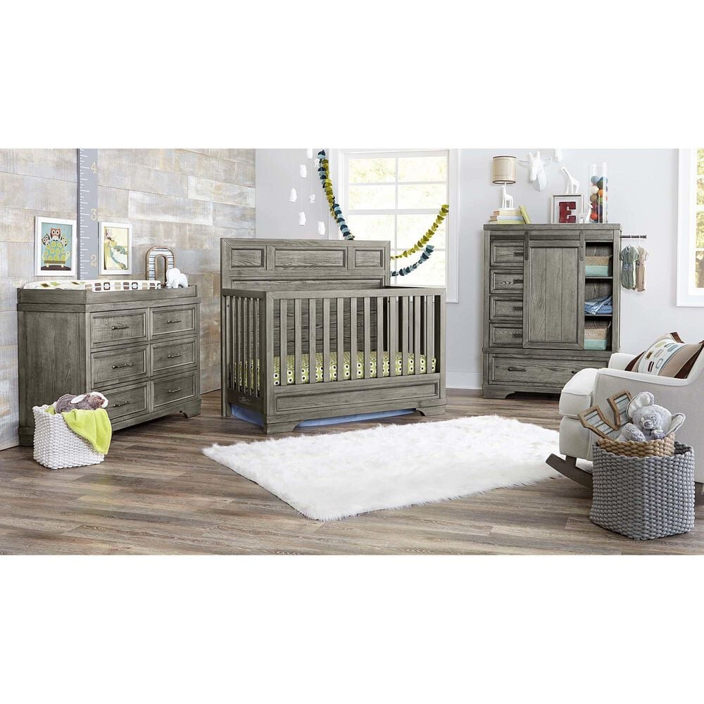 Eastern Shore Foundry 5-Drawer Chifferobe in Brushed Pewter, , large
